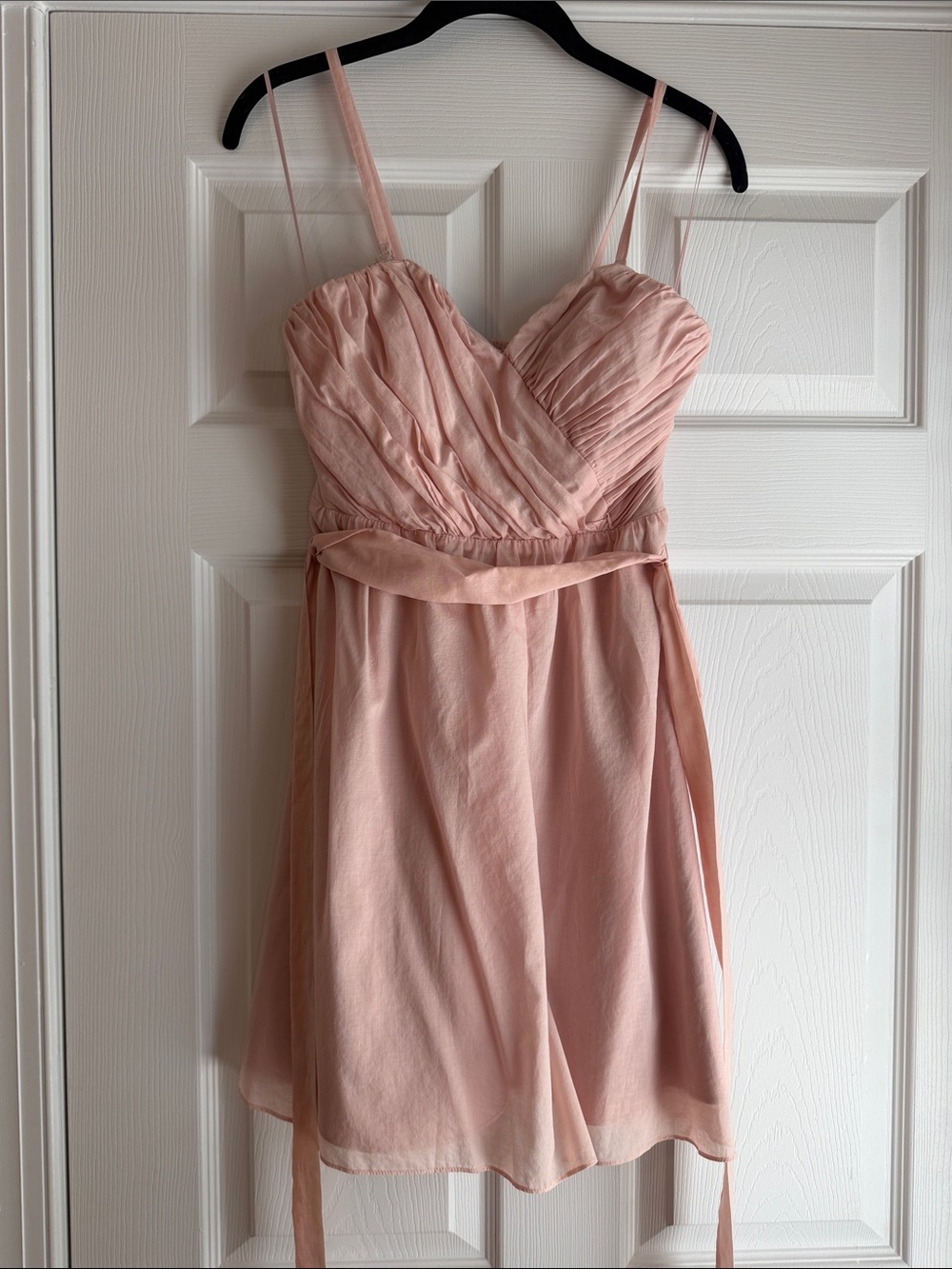 Express Blush Pink Smocked Bodice Dress - Removable Straps!